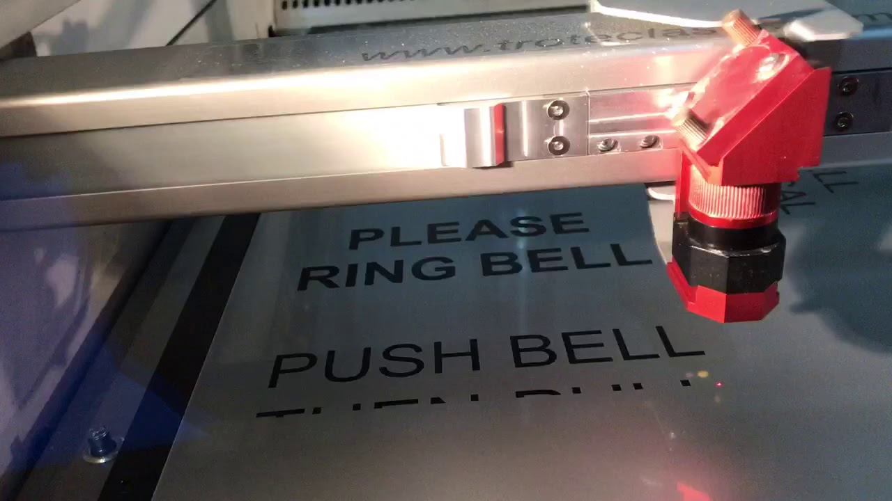 Trotec speedy 400 engraving YouTube
