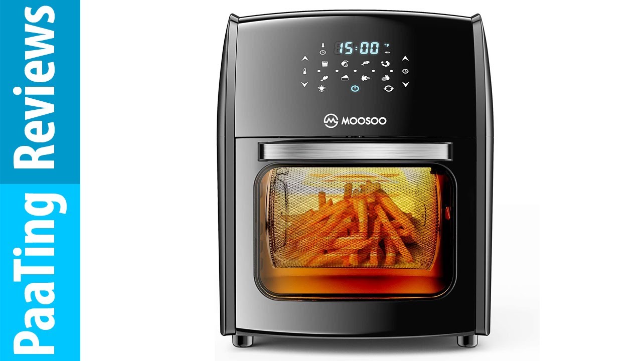 MOOSOO Air Fryer, 12.7QT Oven 8-in-1, 1700W Electric Oven