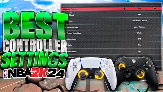 THE BEST CONTROLLER SETTINGS FOR NBA 2K24!
