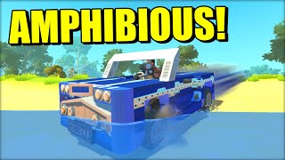 Who Can Find the Best Amphibious Vehicle on the Workshop? (Scrap Mechanic Multiplayer)