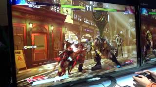 Necalli vs Birdie Street Fighter 5 Gameplay - PAX PRIME 2015