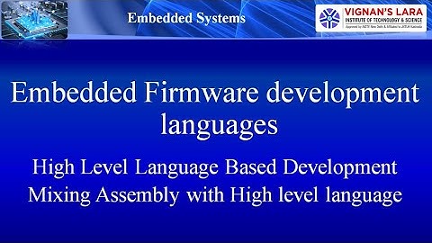Unit-3 Embedded Firmware Development Language 2