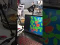 Live classification demo of tiny cubert ultris5 hyperspectral camera