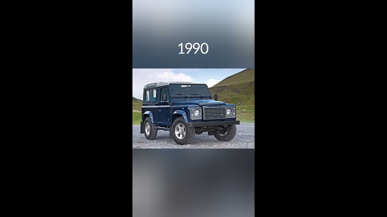 Evolution Of Land Rover Defender 1950 2022 Shorts