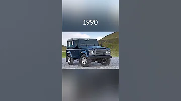 Evolution Of Land Rover Defender 1950 2022 Shorts 