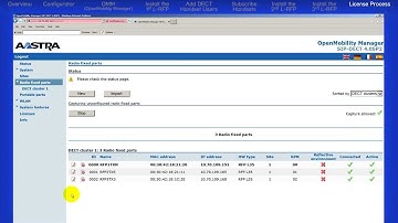 Mitel® SIP-DECT™ Enterprise Basic Installation Mod 8 Install the 3rd L-RFP & License Server Process