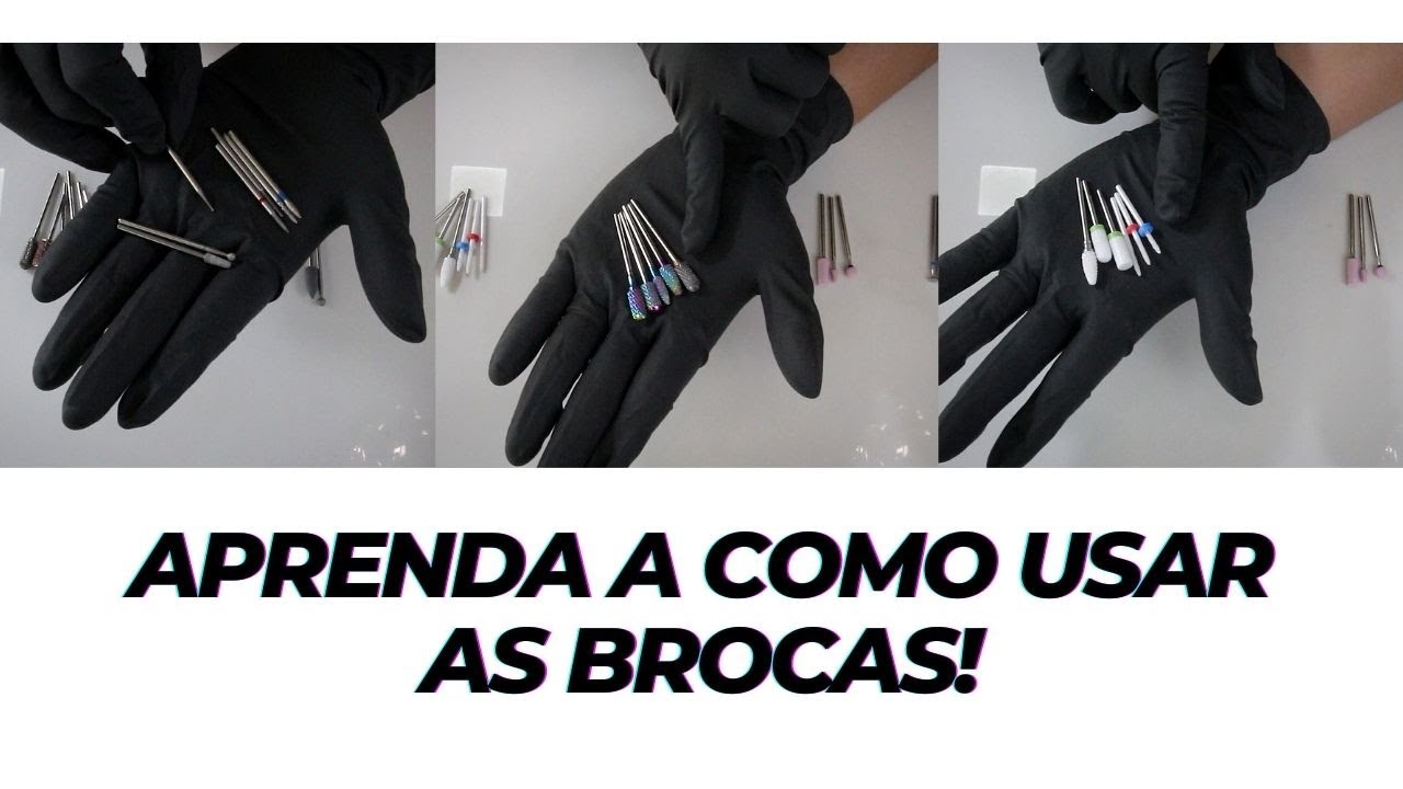 COMO USAR E PARA QUE SERVE CADA BROCA DE UNHA?