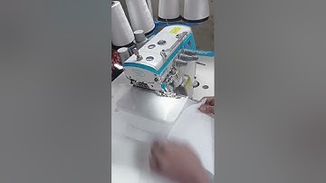 Four thread overlock machine.