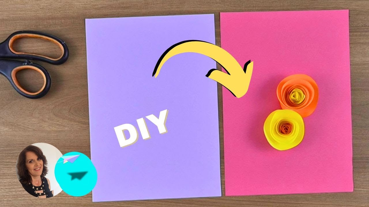 Flor de Papel | Rosa Espiral 3d | DIY 