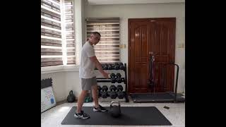 Kettlebell Split Stance Row