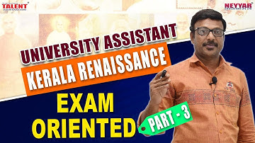 Most Expected Kerala Renaissance Questions for University Assistant Exam 2019 Part 3