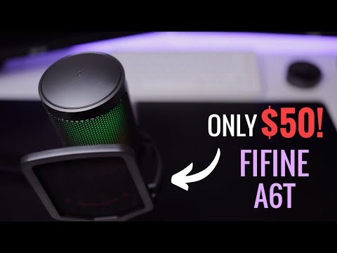 FIFINE A6T Review + Sound Test 2022 - Best Budget USB Microphone Under $50?  