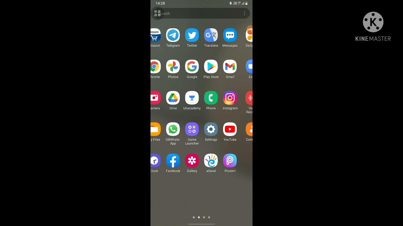samsung galaxy A12 setting YouTube