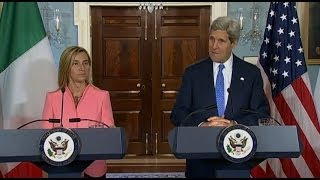 Secretary Kerry Meets With Italian Foreign Minister Mogherini