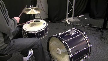 Beginner Drum & Bass Groove - Drum Beats - The Drum Ninja (Free Drum Lesson)