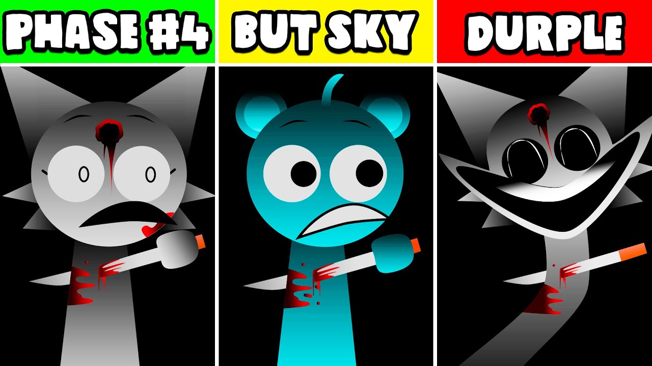 Incredibox Sprunki: Phase 4 But Everyone Is SKY VS But Everyone Is DURPLE