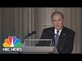 George W. Bush Praises The 'Best Father' In Emotional Eulogy | NBC News