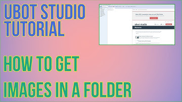 Ubot Studio Tutorial: Get Images In A Folder
