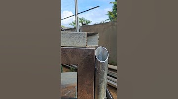 has been found!!!! how to make a 90 degree connection between a round pipe and a square tube.