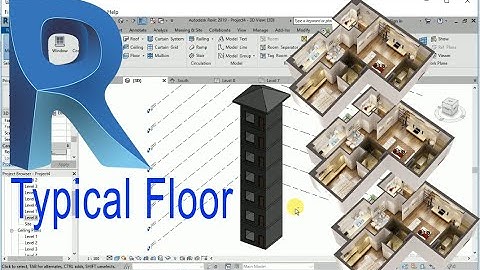 multi copy paste floor in revit. by revit step by step