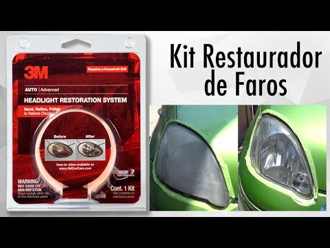 Kit Restaurador de Faros 3M 