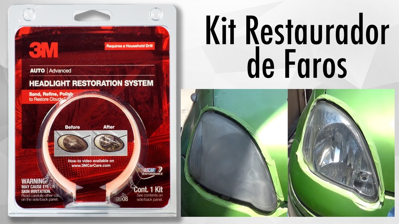 Kit restaurador faros coche pulimento 3M 32990 Bottari > automóvil >  mantenimiento