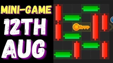 KEY 24! 12 AUGUST HOW TO SOLVE MINI GAME PUZZLE IN HAMSTER KOMBAT(SOLVED 100%)