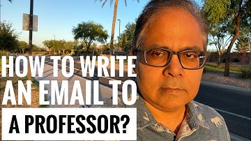 Write an Impressive Email to a Professor!