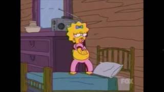 Maggie Dances to 'Oops!... I Did It Again' | The Simpsons