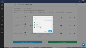 PeopleGrove Tutorial – Admin Tools, Custom Fields