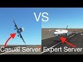 Casual Server VS Expert Server - Infinite Flight