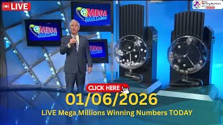 Mega Millions 01/06/2026, Mega Millions Drawing Live, Mega Millions Lottery #megamillionsdrawing
