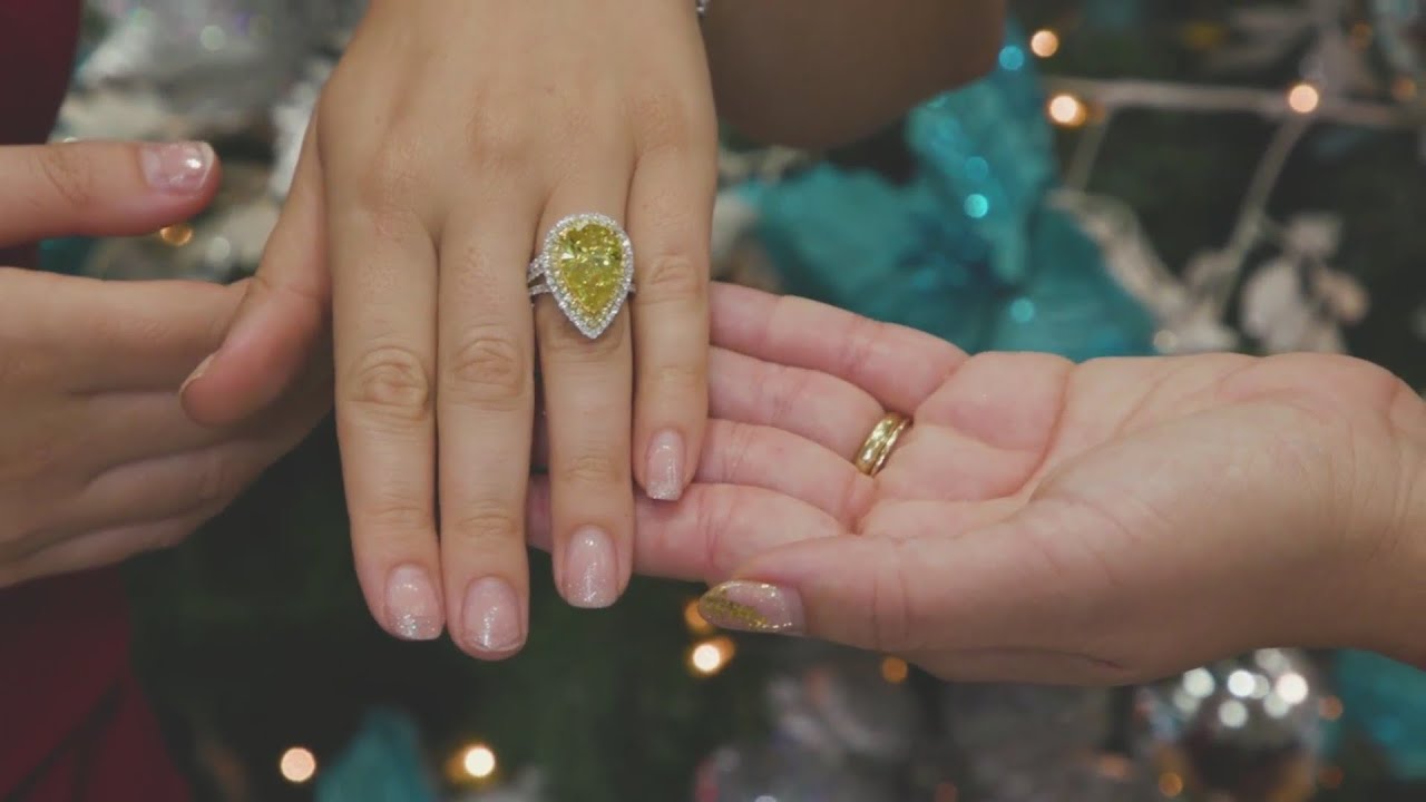 Pacific Diamond Wedding Rings Silver Bell Sale YouTube