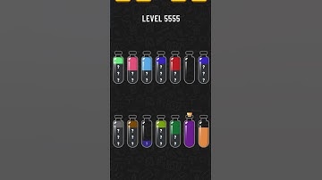 Soda sort puzzle level 5555 full version 👆🏻 #game #mobilegame #puzzle #sodasortpuzzle #puzzlegame