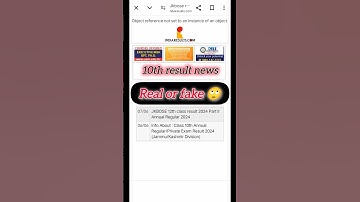 jkbose 10th result out 2024 Real or Fake ? | 10th class result kaise dekhe #jkbose #10th #10thclass