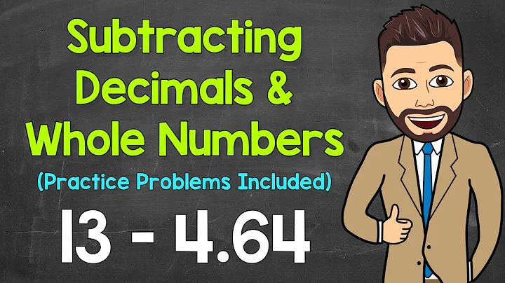 Subtracting Decimals and Whole Numbers | Math with Mr. J