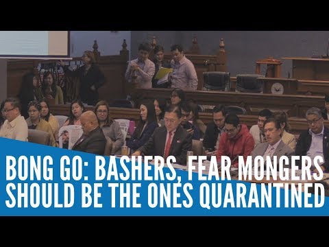 Bashers, fearmongering individuals should be the ones quarantined, says Go