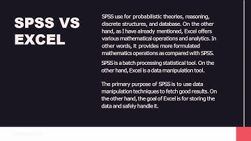 SPSS vs Excel  Which One is The Best Tool For Statistics