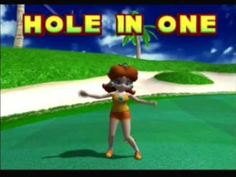 mario golf toadstool tour hole in one