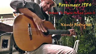 Video thumbnail of "Foreigner - I Want To Know What Love Is by Naudo fingerstyle"