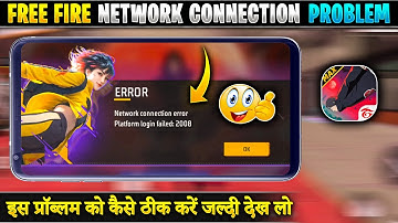 Free Fire Network Connection Error | Platform Login Failed: 2008 Problem | Free Fire Login Problem