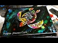 Turtle spray paint art