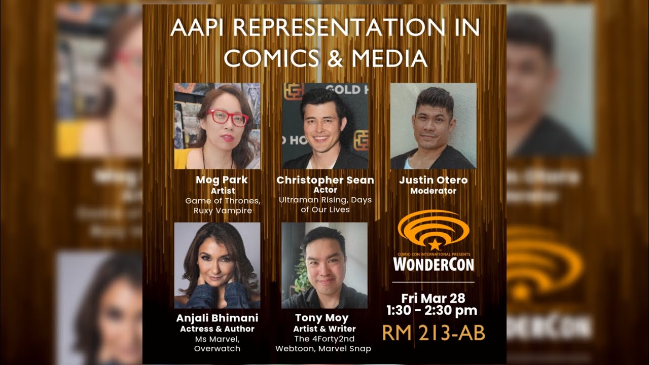 AAPI Representation in Comics and Media Panel at WonderCon 2025 - YouTube