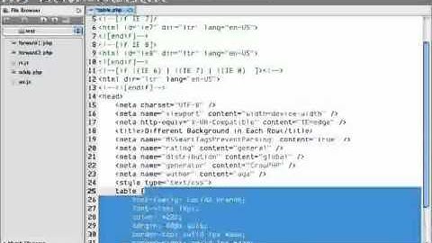 How To Create Different Background For Each Row in Table Using HTML PHP