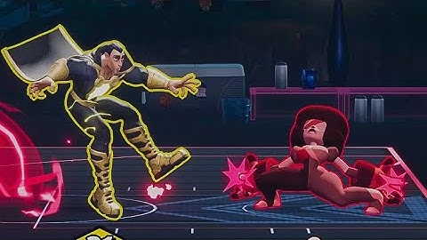 Garnet and Black Adam Unique Interactions - MultiVersus HD