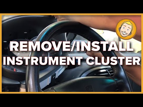 How to REMOVE AND INSTALL the INSTRUMENT CLUSTER from a 1998 Porsche Boxster