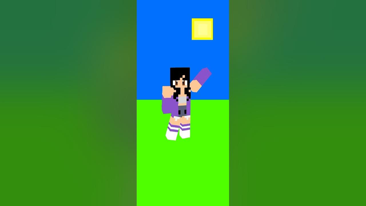 I Draw Aphmau Remake In Minecraft aphmau drawing minecraft shorts