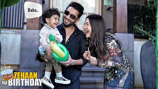 Gauahar Khan son ZEHAAN 1st Birthday Celebration | Zehaan Speaking | Cutest Family Moment