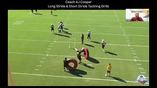 Coach AJ Cooper: Long Stride & Short Stride Tackling Drills