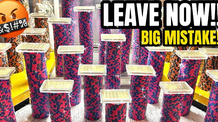 🤬TOLD TO “LEAVE” AFTER PUTTING 2,000 QUARTERS AT ONCE INTO A HIGH LIMIT COIN PUSHER! (MEGA JACKPOT)